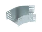 Bogen BET RB 45° 110×200mm Stahl bandverzinkt