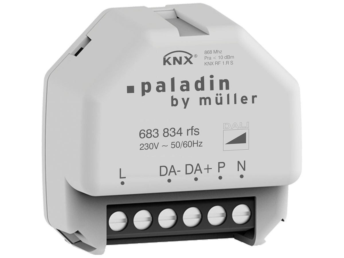 EB-Gateway KNX RF/DALI paladin 683 834 rfs 1-Kan 64Geräte/Kanal 230V