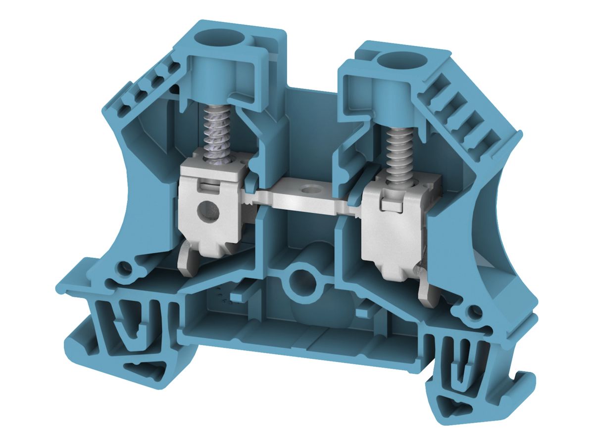 Durchgangs-Reihenklemme 1.5…16mm² 57A 1000V TH35/G32 blau