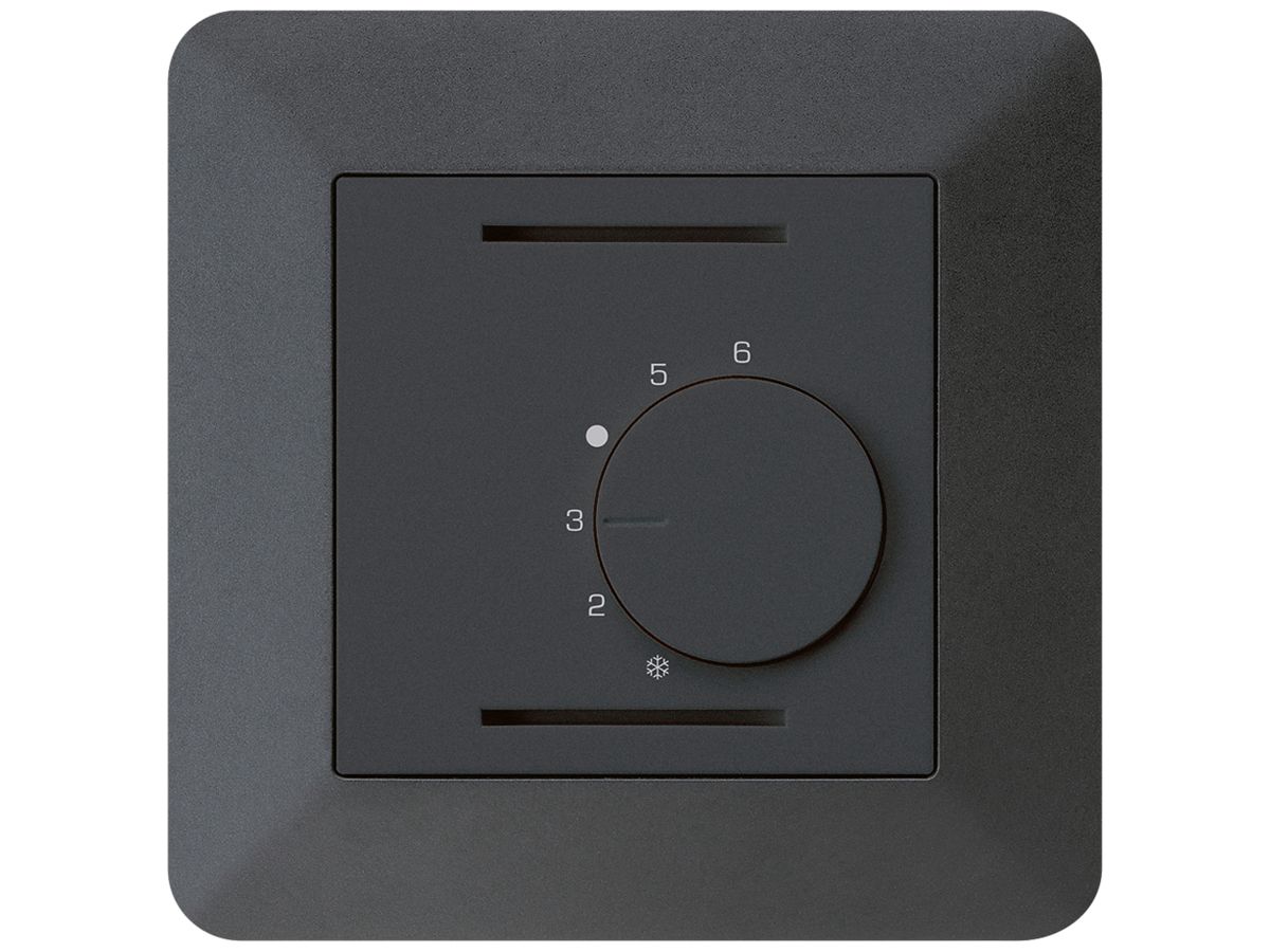 UP-Raumthermostat kallysto.trend schwarz 24V