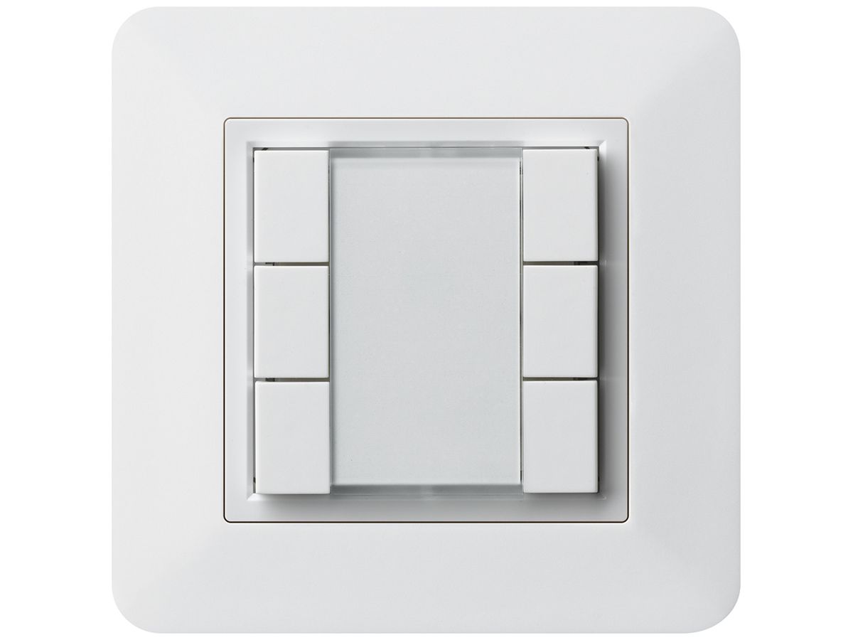 UP-Universaltaster 6×kallysto.trend mit LED weiss