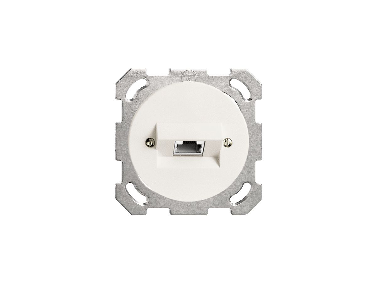 UP-Dose 1×RJ45/s 4P ITplus weiss PM 58mm