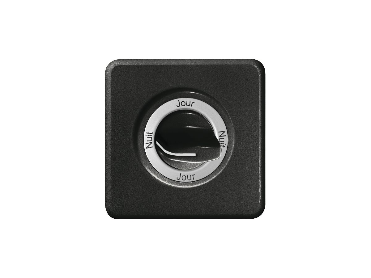 Frontset Nuit-Jour-Nuit-Jour für Drehschalter schwarz FH