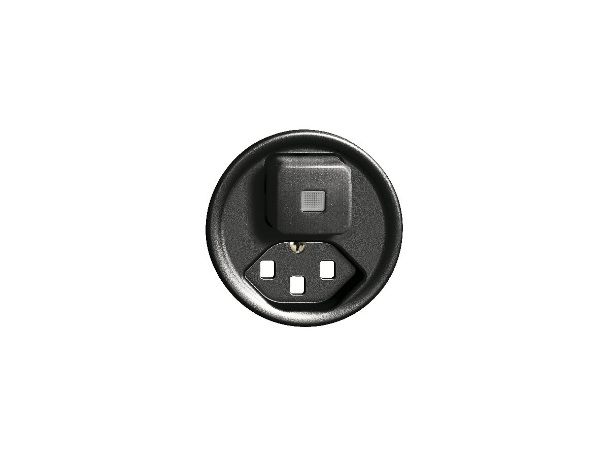 Frontset FH T23 schwarz Ø58mm mit Linse für Kleinkombi