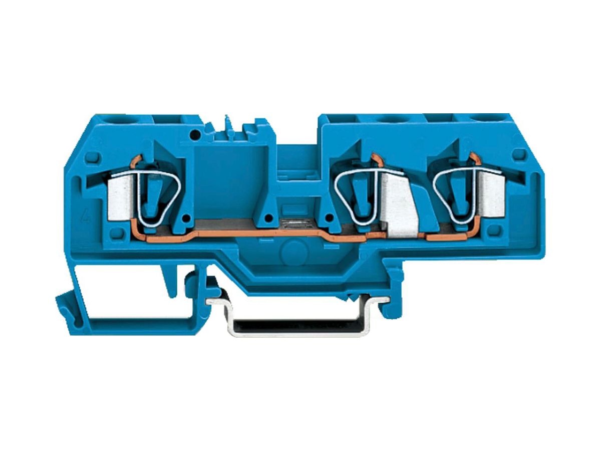 Durchgangsklemme WAGO 6mm² blau