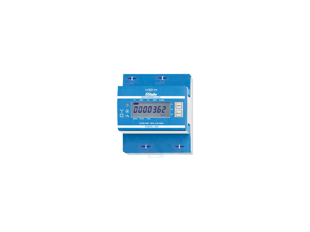 REG-Energiezähler 3×-/5A Wandler MID