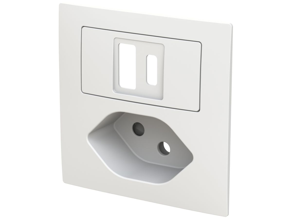 UP-Frontset ABB Sidus USB-A+C + T13 60×60mm ws IP20