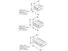 Verbindungsklemme Kleinhuis 3P 0.75…1.5mm² farblos Transparent