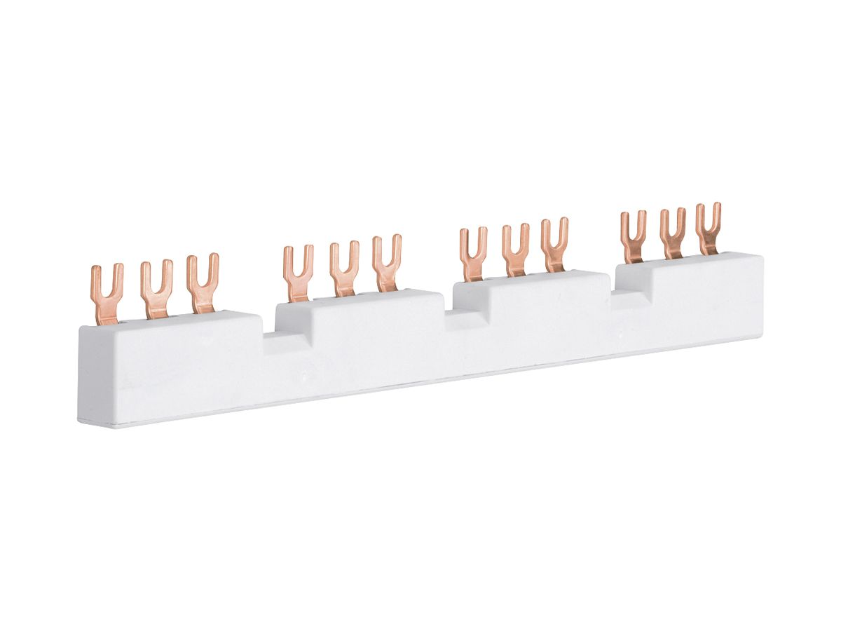 Sammelschienenblock Hager für 4 Apparate