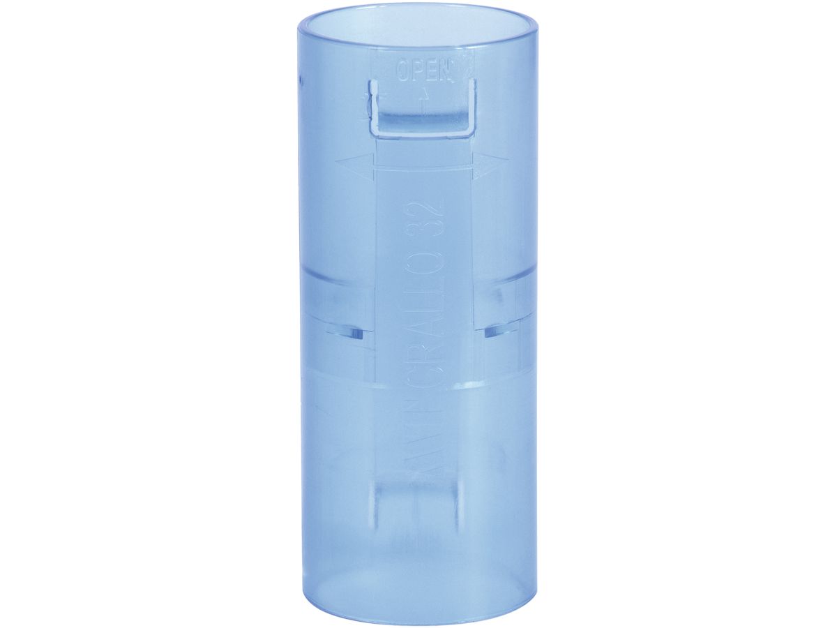 Verbindungsmuffe MT-Crallo M32 blau-transparent