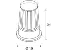Standleuchte SLV CONE, E27 100W IP54 anthrazit