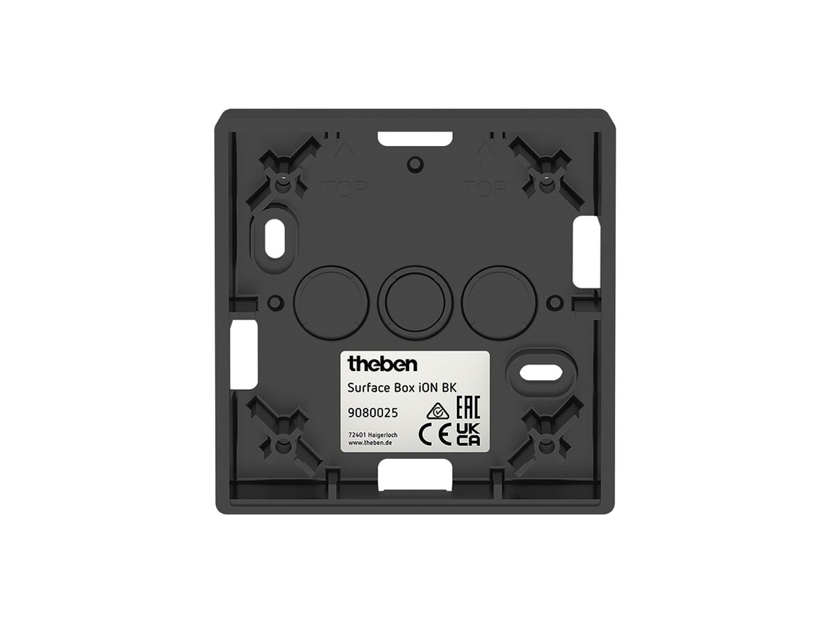 AP-Rahmen Theben Surface box iON für iON schwarz