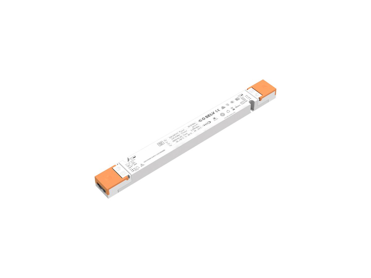 LED-Betriebsgerät DOTLUX CV 8…80W OUT:24V 0…3330mA DALI DIM IP20 309×33×21mm