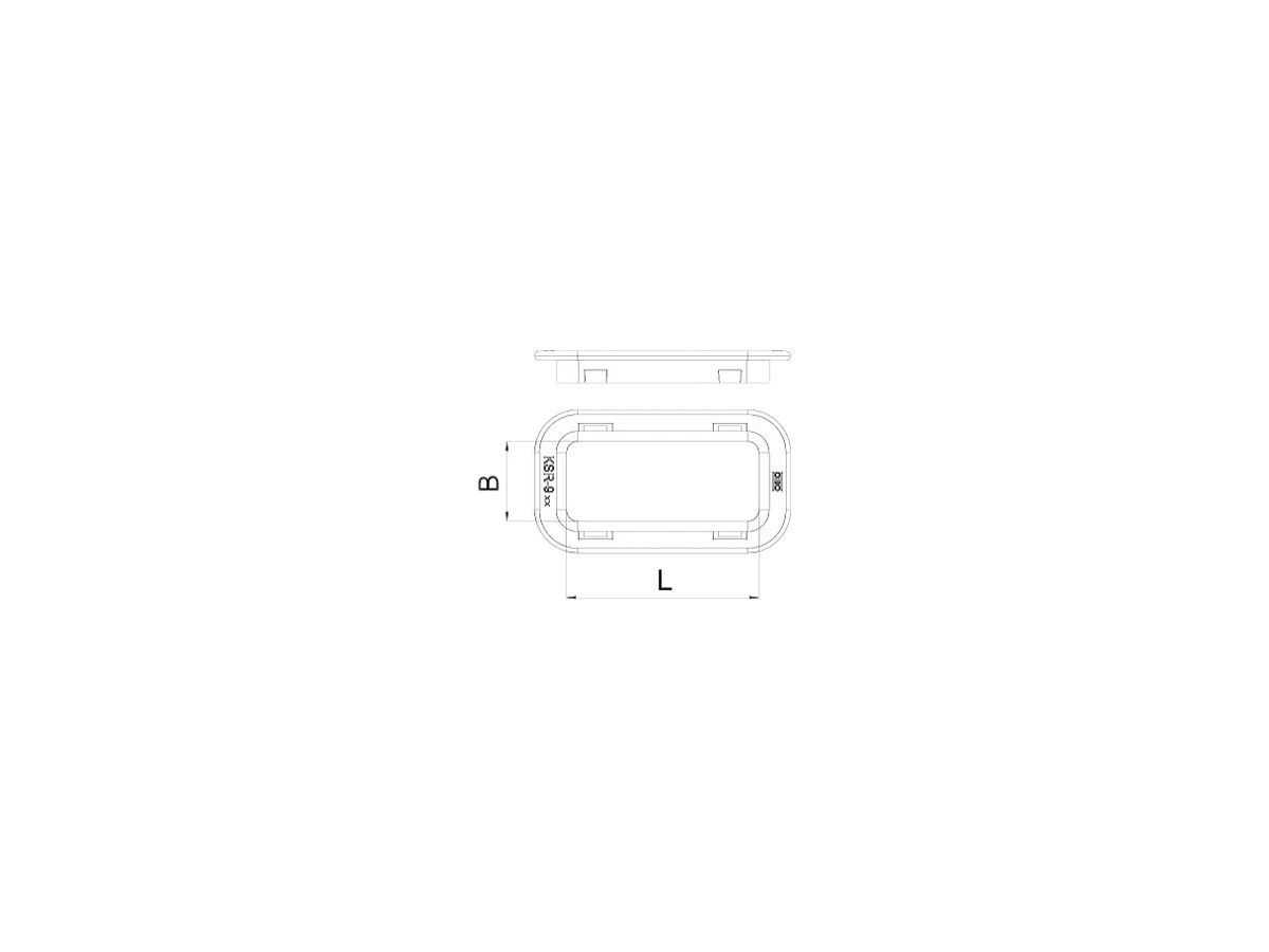 Kabelschutzring Bettermann 51.5×21.5mm zu Kleinkanal AZ