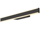 LED-Wandleuchte SLV ONE LINEAR 50 14W 730lm 927/930 IP44 DIM 525mm schwarz