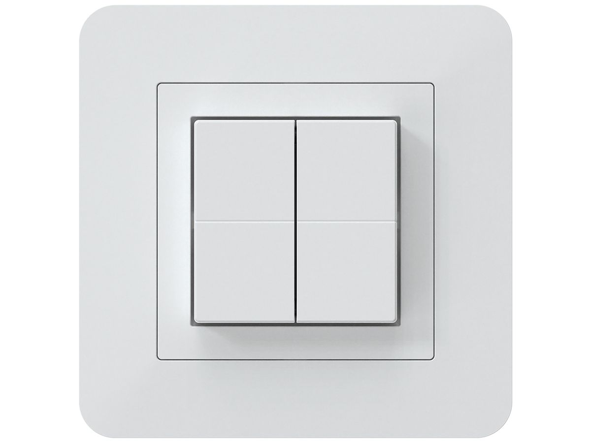 Funktaster Friends of Hue KTR, 4×, 94×94mm, klebend, weiss