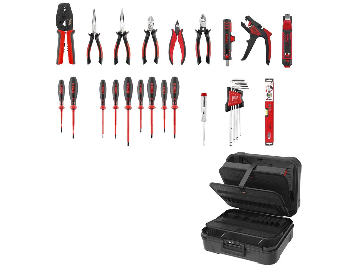 Werkzeugkoffer Cimco CimCase PRO Electric B1T2 31-tlg Koffer