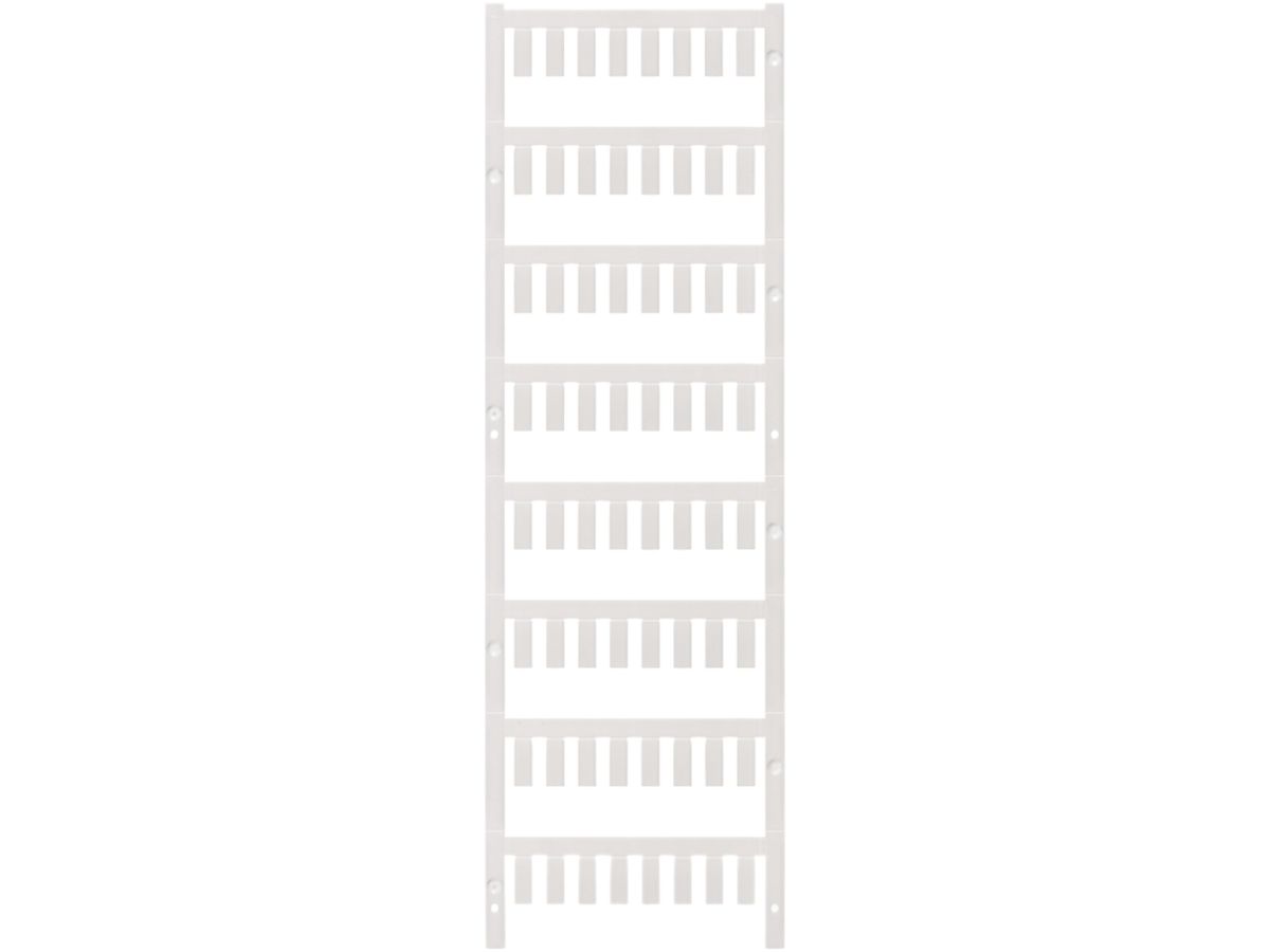 Leitermarkierer Weidmüller MultiCard SFR für Ø3…3.7mm 12×5.8mm PA66 weiss