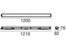 LED-Feuchtraumleuc.SLV WATERPROOF C 21W 3150lm 3000…5000K IP65 DALI EM 1.2m gu