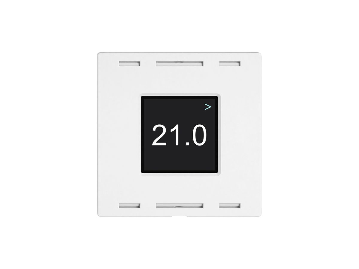 Raumtemperatursensor EDIZIO.liv Wiser SNAPFIX® 230V 5…30°C weiss