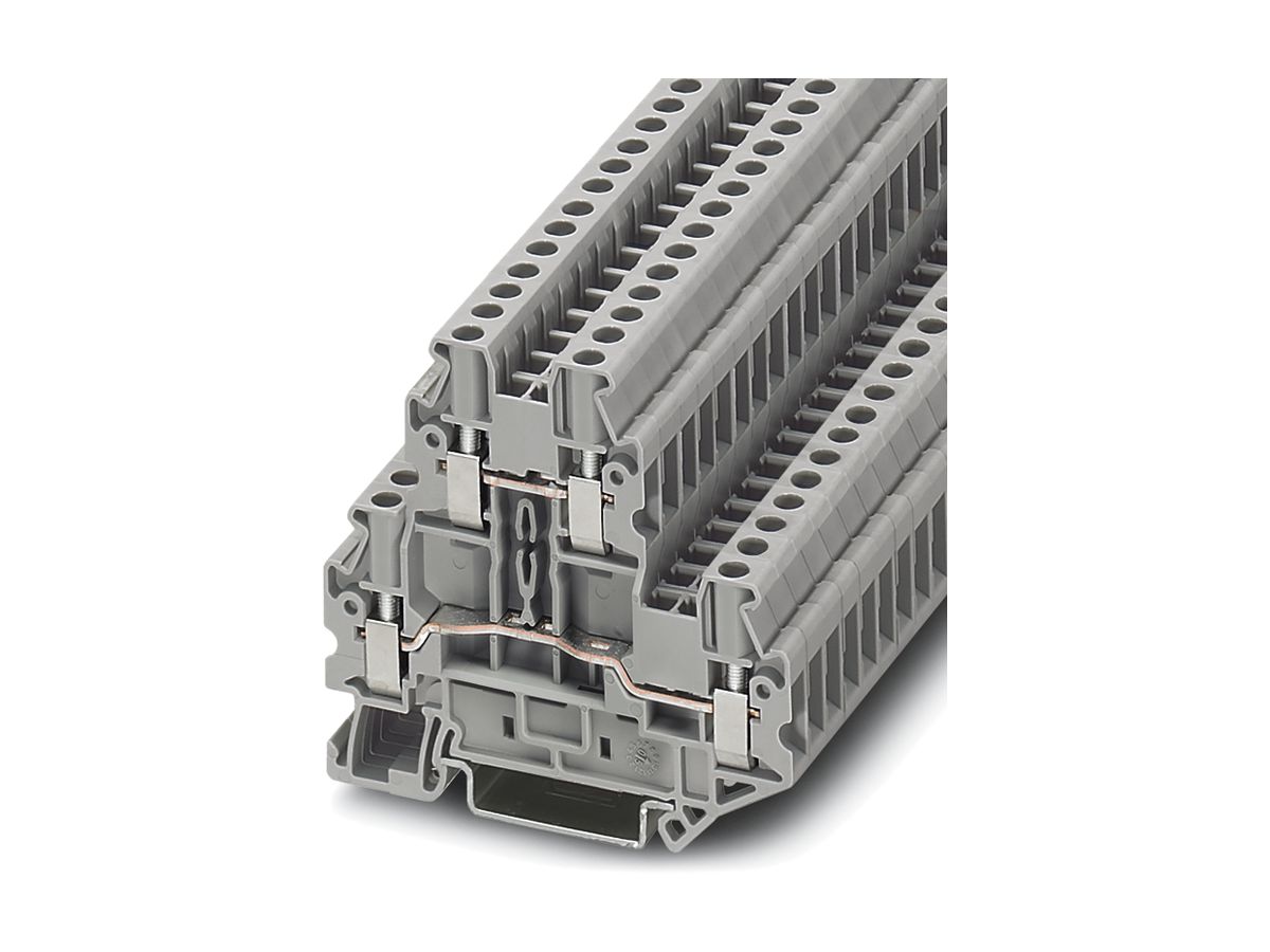 Doppelstock-Reihenklemme 0.14…4mm² grau, UTTB 2.5