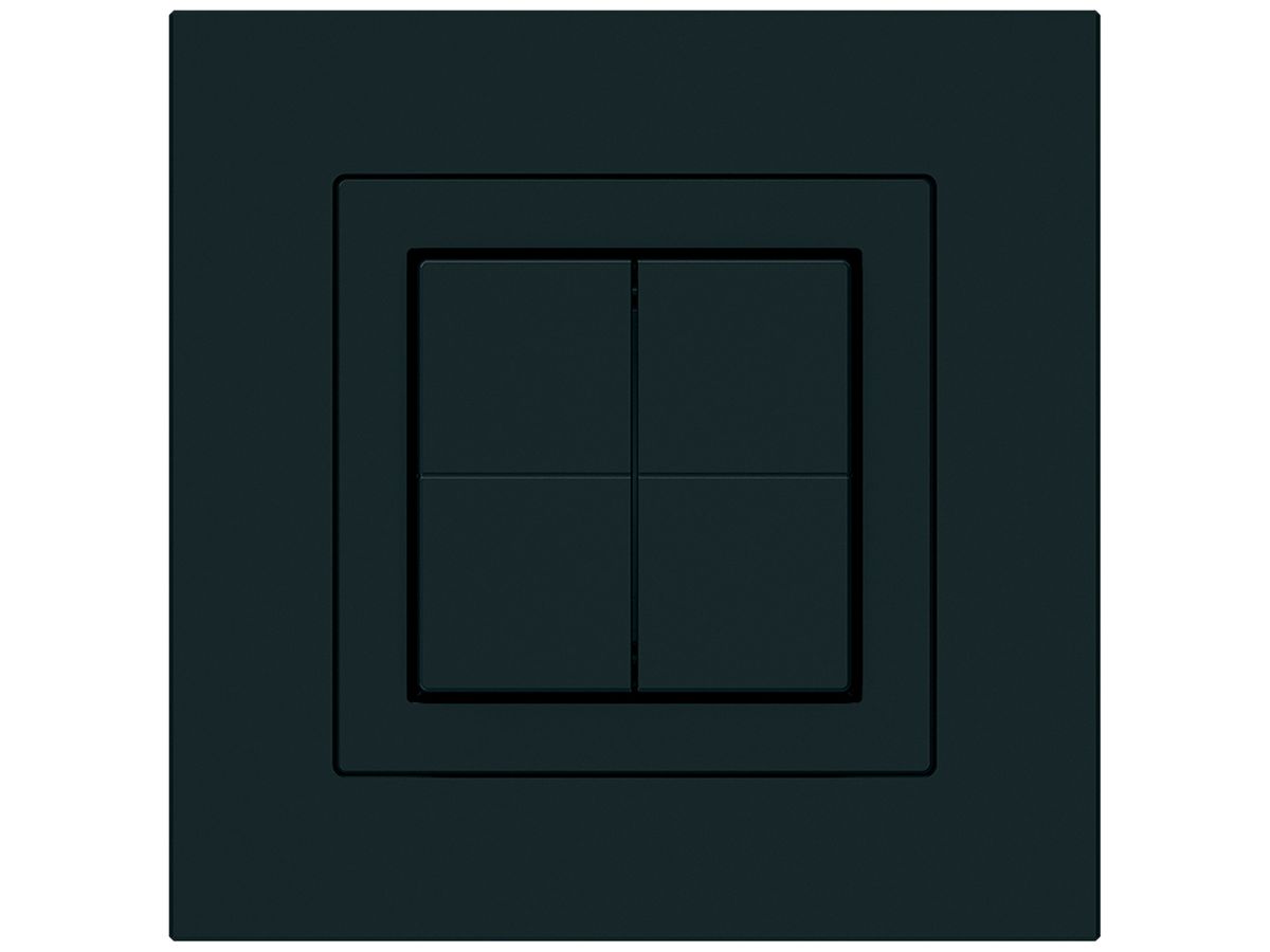 Funktaster Friends of Hue KPR, 4×, 94×94mm, schwarz