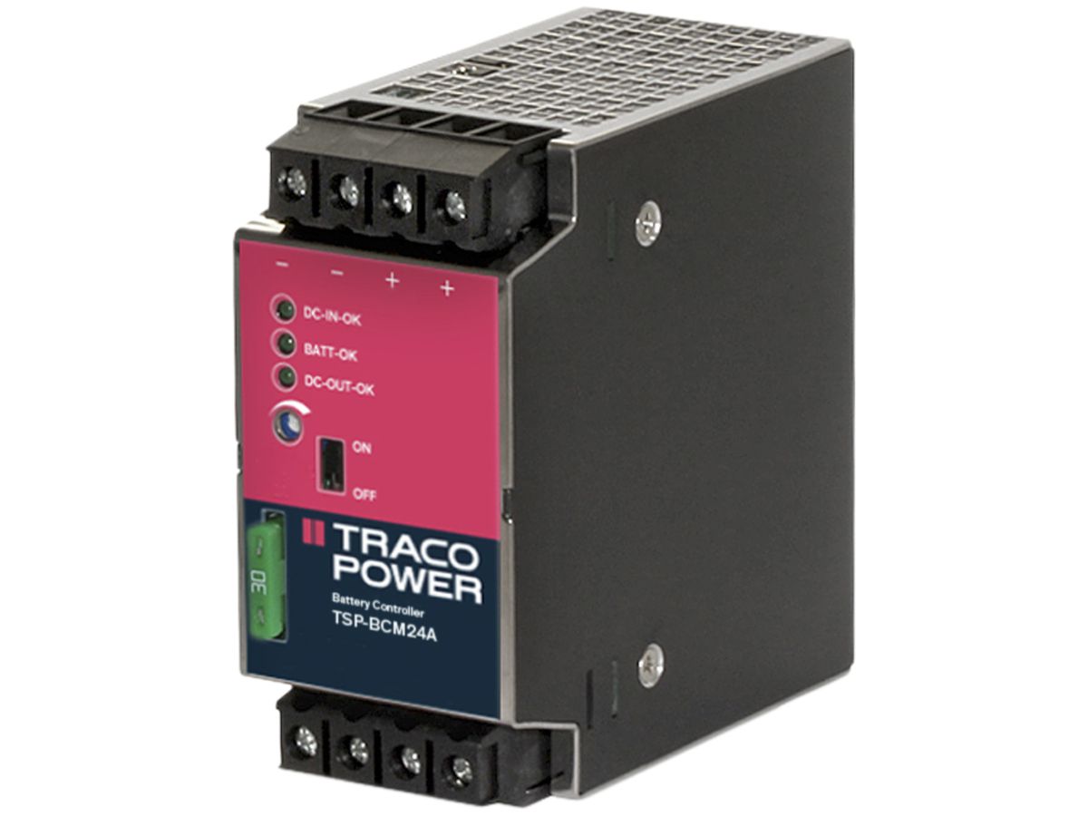 Batterie-Controller-Modul Traco Power TSP-BCM24A, für USV 24VDC 25A 600W