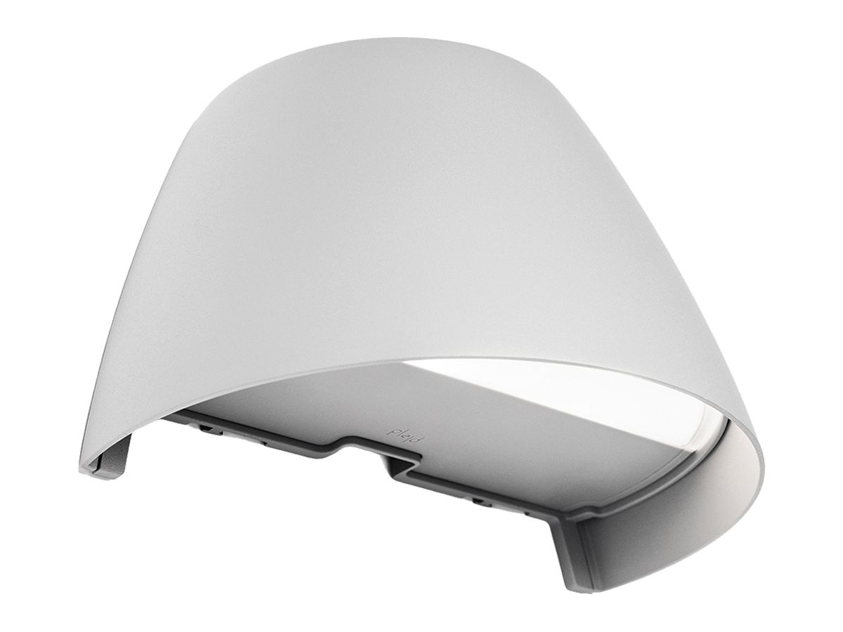 LED-Wandleuchte Plejd OUT-02-G 13W 2200…4000K IP44 DIM 143×232×143mm grau