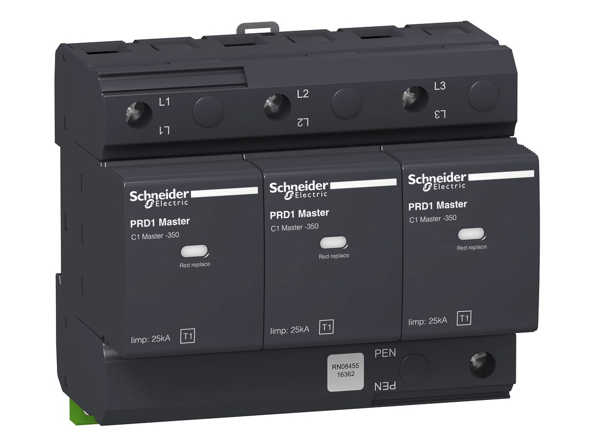 Blitzstromableiter Schneider Electric Typ 1 PRD1Master 3P