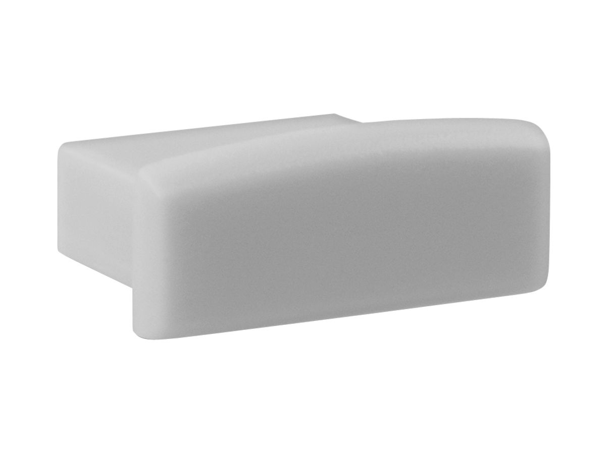 Endkappe DOTLUX, aus PVC, für Profil/Abdeckung 6C, grau