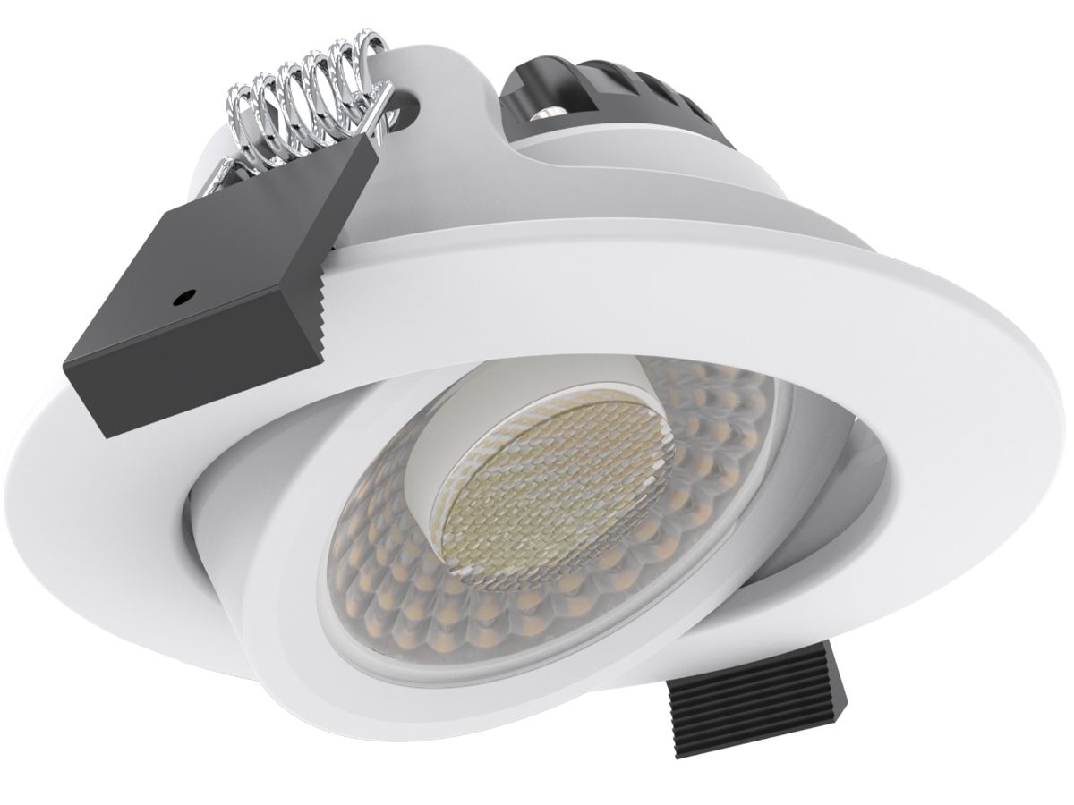 EB-LED Spot MILO 5W/8W ws 3CCT IP65 - 110lm/W,2700/3000/4000K,dimmbar 68-75mm