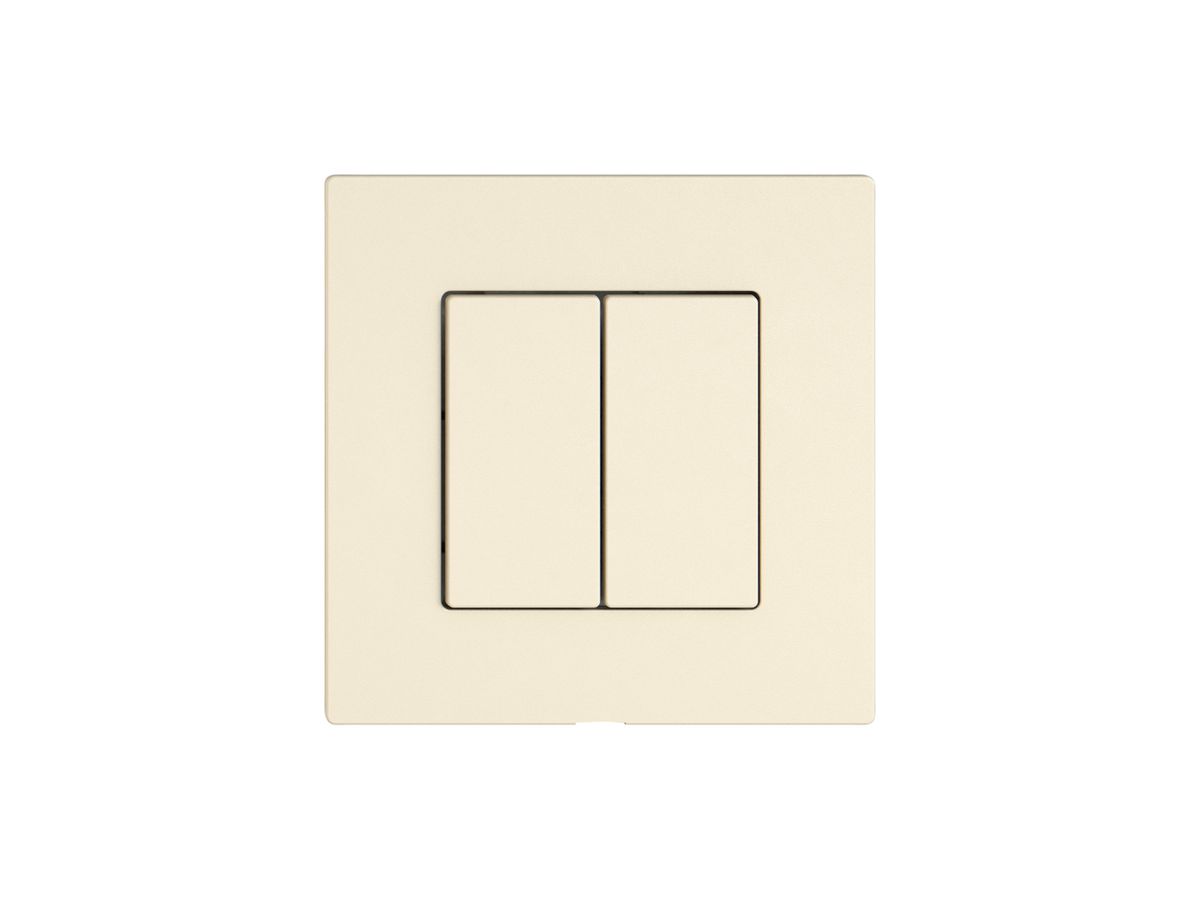 Bedienaufsatz zu Druckschalter EDIZIO.liv Wiser SNAPFIX® 2K WLAN 2T cr