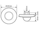 AP-Präsenzmelder ESYLUX PD 360i/24, weiss