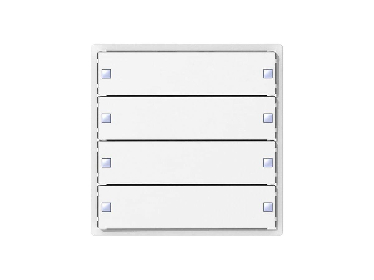 Tastsensor ABB SIDUS KNX Design E-Typ, 4/8, weiss
