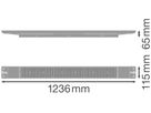 LED-Deckenleuchte LEDVANCE LOW BAY FLEX 1200 W 42W 6510lm 4000K weiss