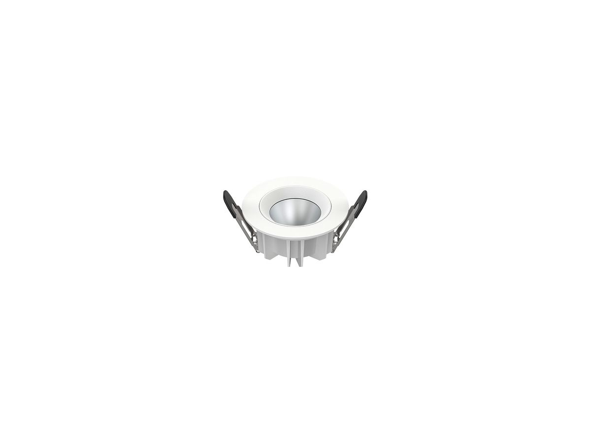 LED-Downlight SLV DOWNLIGHT P 84 6W 540…1470lm 3000K IP54 WB DALI Ø68mm weiss