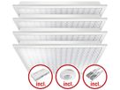 EB-LED-Leuchtenset ESYLUX CELINE-2 600×600 4×30W 840 18400lm opal