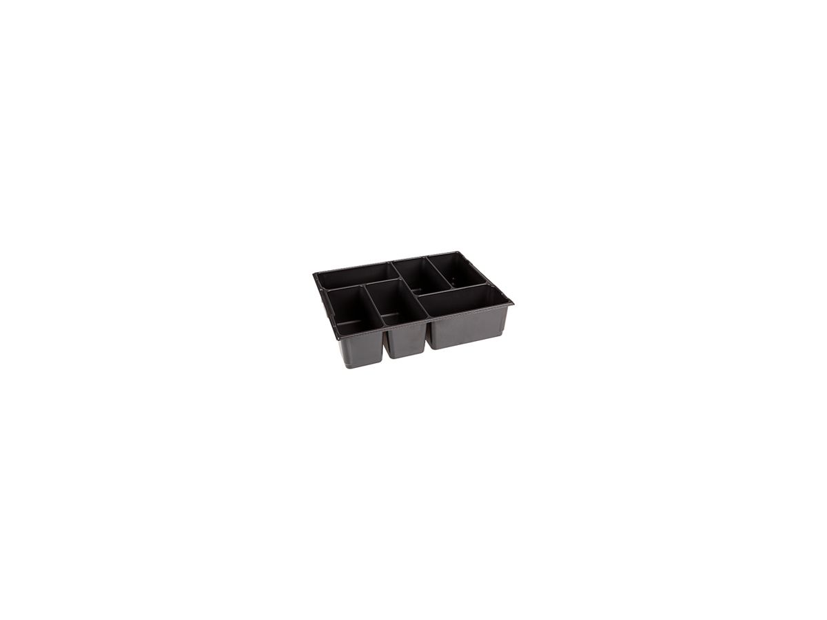 Sortiereinsatz BS Systems L-BOXX 136 404×97×317mm Kunststoff schwarz 8 Fächer
