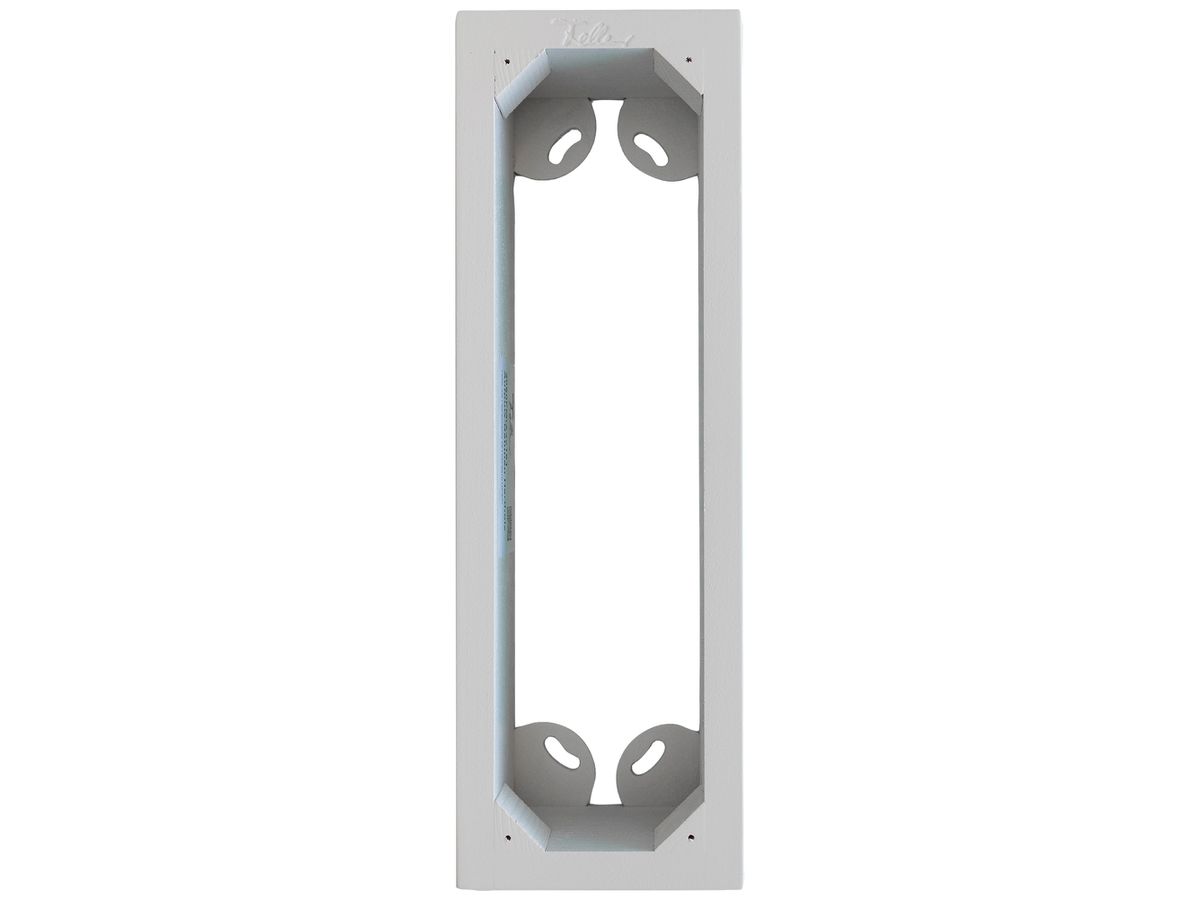AP-Rahmen Feller EDIZIOdue 4×1 Hartholz lackiert für UP-Kombination SNAPFIX® ws