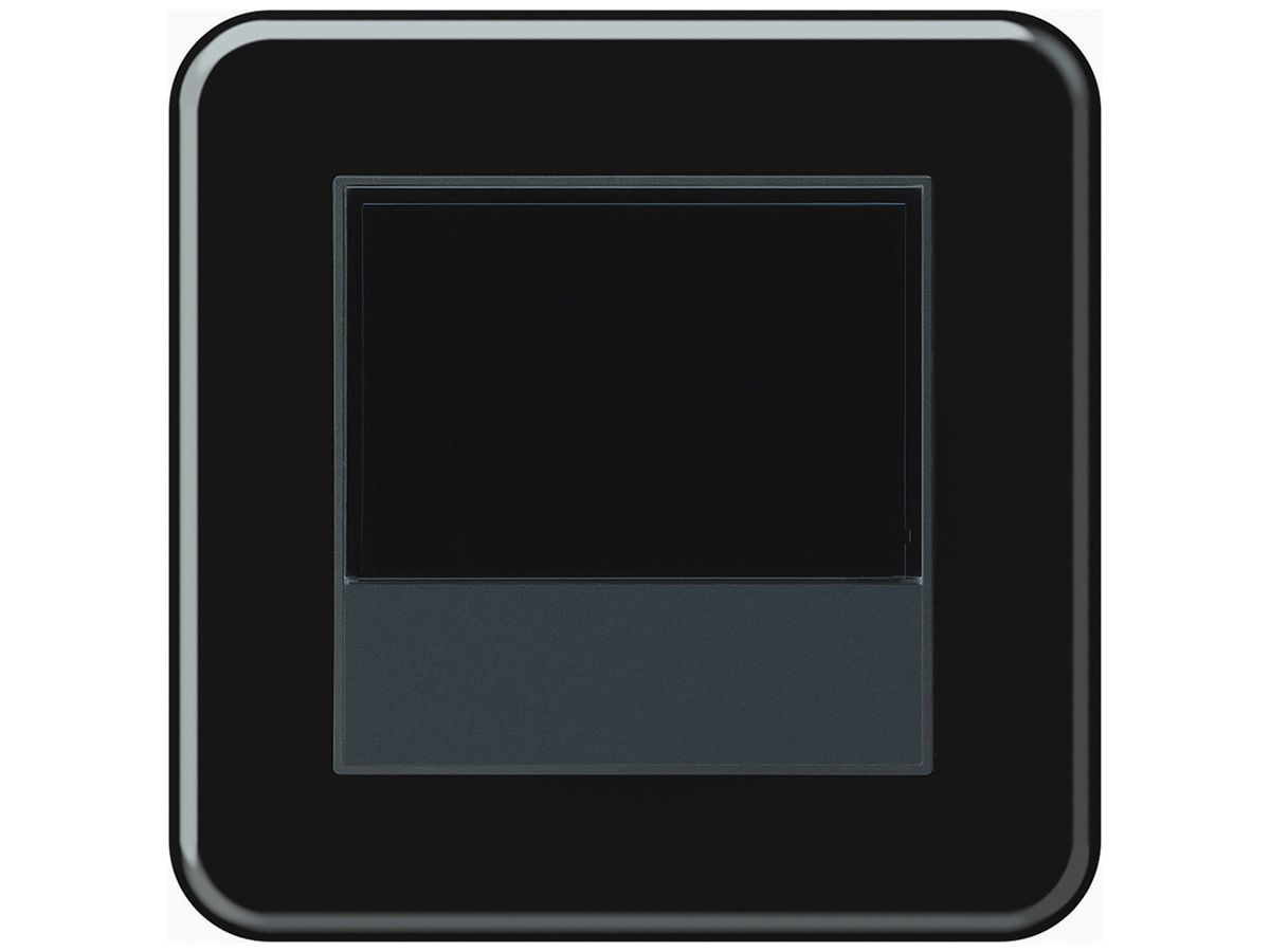 UP-Raumthermostat KNX origin mit Display mit Tasten 92×92mm schwarz