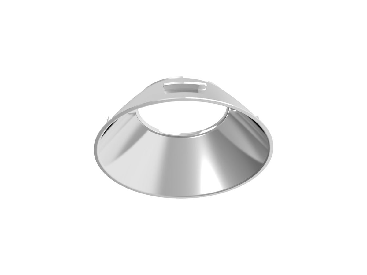 Reflektor DOTLUX MULTIsnap Kunststoff sym. 60° Ø80mm chrom strukturiert