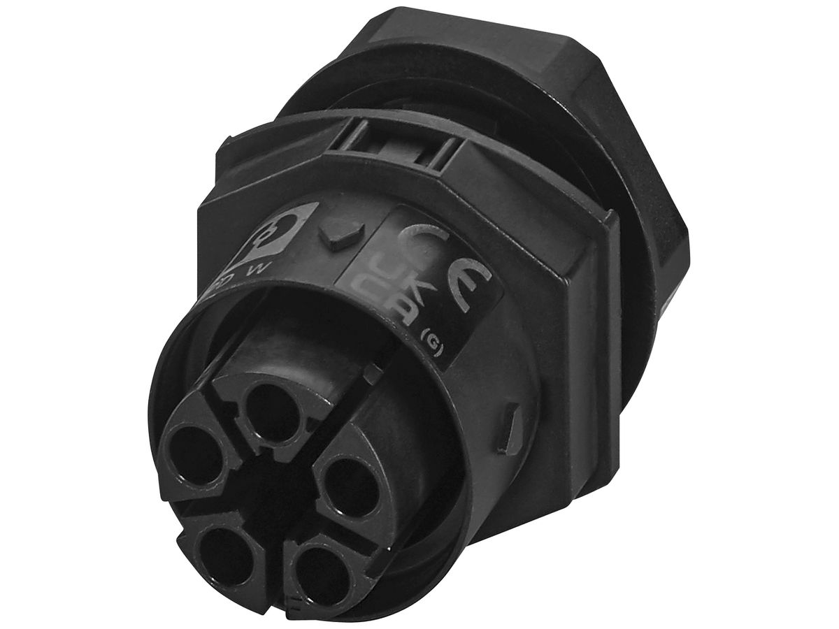 Wanddurchführung PX IPD W Buchse 5P 17.5A 600V M25 sz IP66 Kodierung F