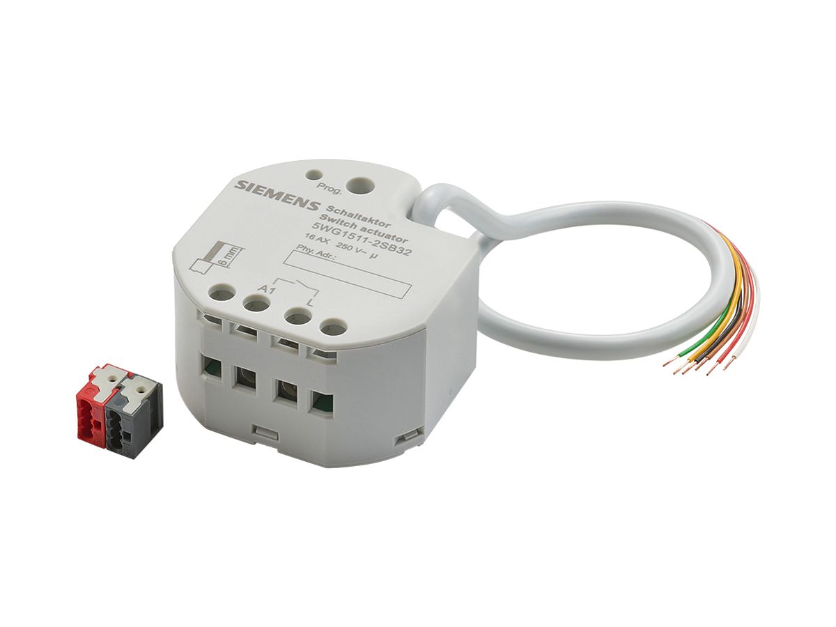 EB-KNX-Schaltaktor Siemens UP 511S32, 1-fach 230VAC 16A