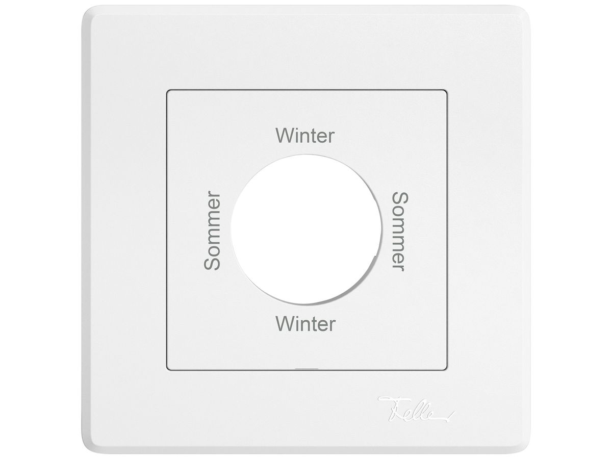 UP-Montageset EDIZIO.liv SNAPFIX® f.Drehschalter m.Schloss Som-Win-Som-Win ws