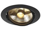 EB-Downlight SLV NEW TRIA, GU10 75W rund IP20 mattschwarz