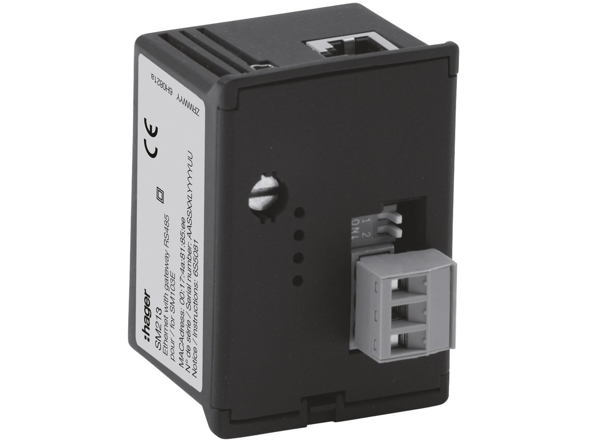 Kommunikationsmodul Hager für SM103E, RJ45 Jbus/Modbus