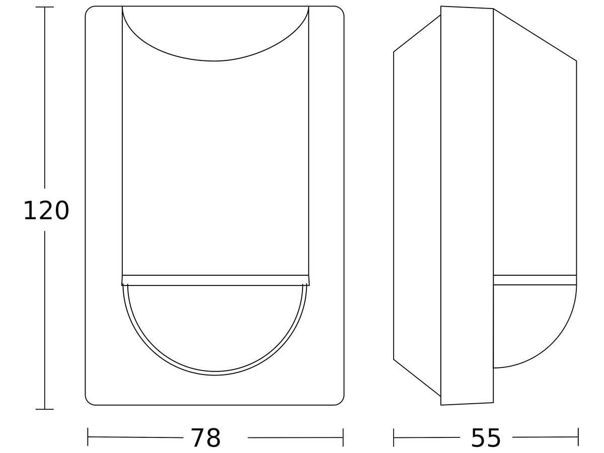 AP-Bewegungsmelder Steinel IS 2180 ECO COM1, anthrazit