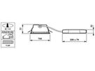 EB-LED-Deckenleuchte GreenSpace Mini UGR19 DN461B LED11S/830 PSE-E, weiss