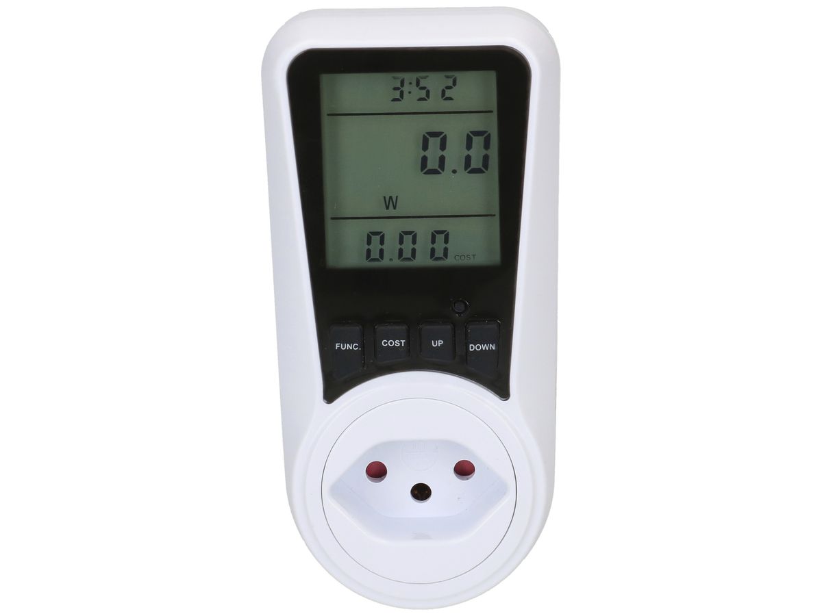 Zwischensteck-Energiezähler MH KWE-PMB05-SW 10A 2300W