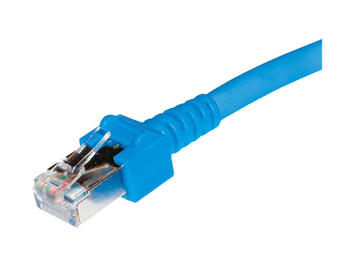 Patchkabel Dätwyler CU RJ45 10m blau S/UTP Kat.5e